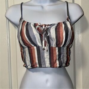 Striped crop top
